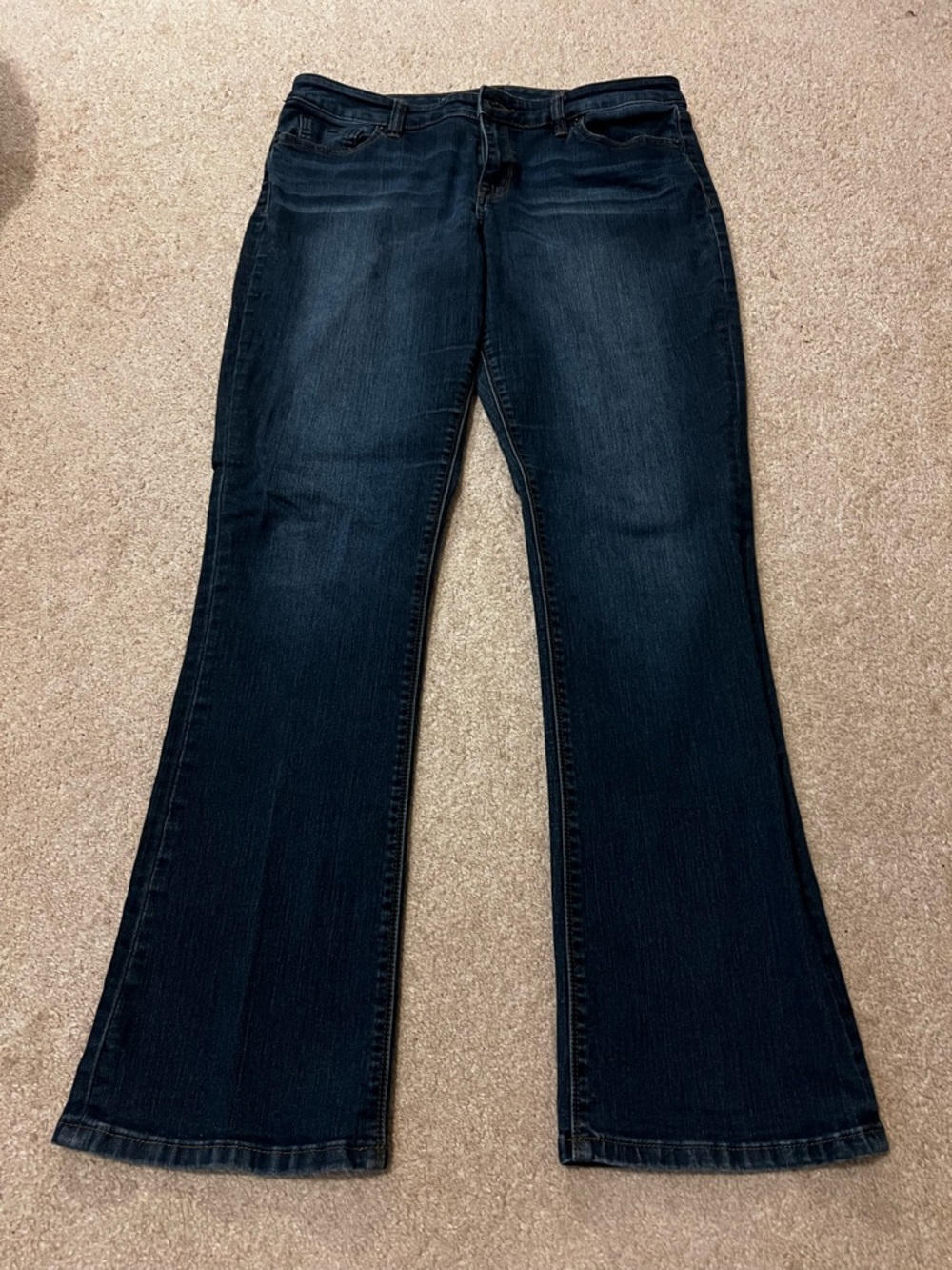 The Limited Dark Indigo Bootcut Jeans